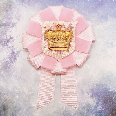 princess crown rosette