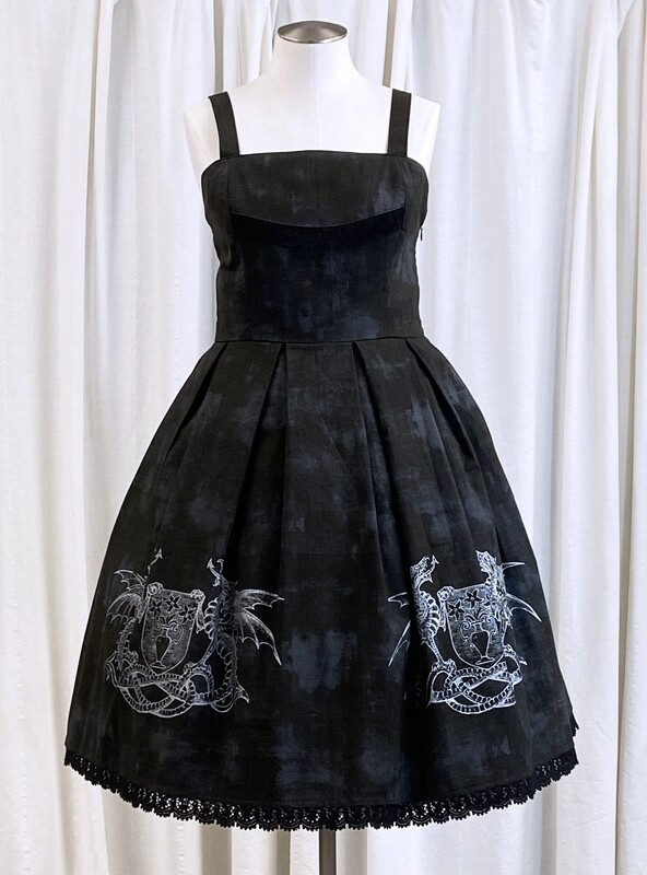 dragon crest JSK (black) - size 12