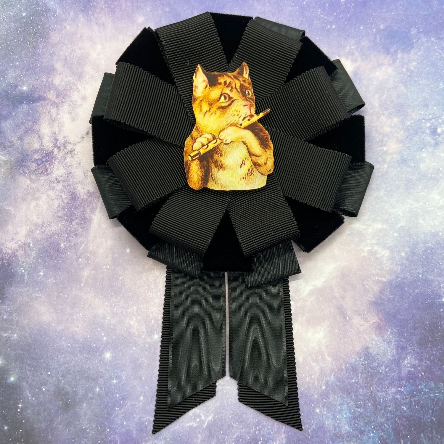 flute cat rosette
