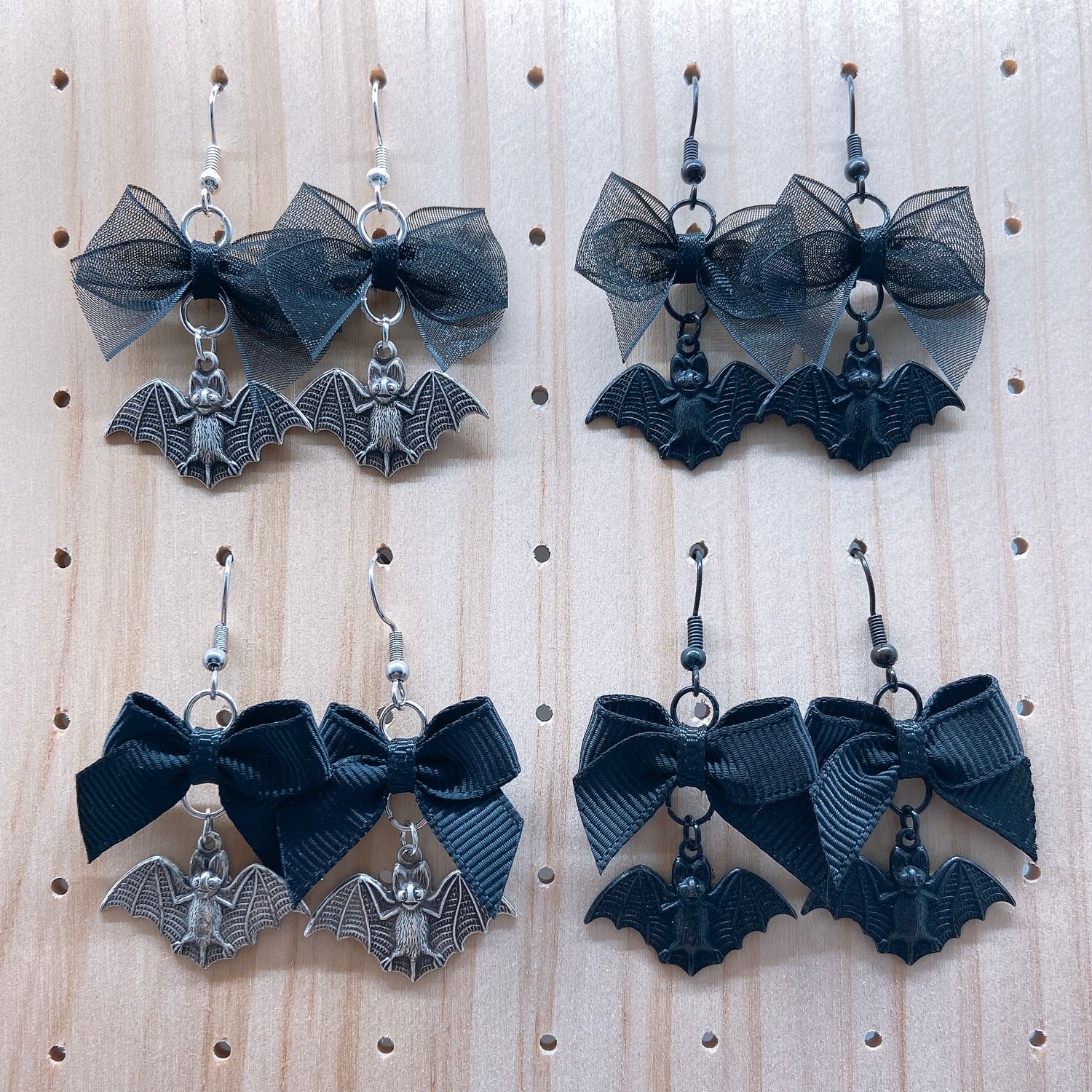 bat earrings (4 colors)