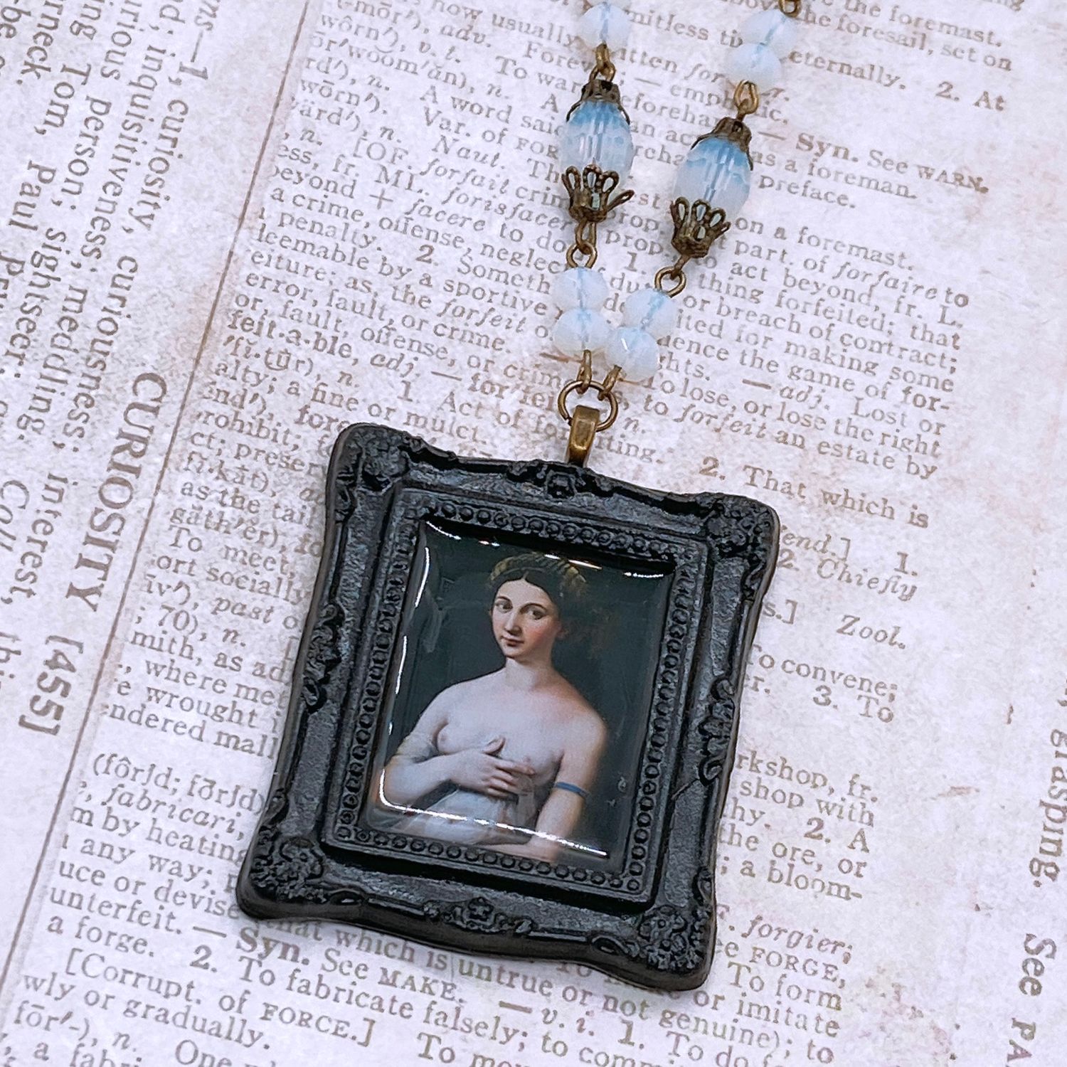 frame necklace (la fornarina)