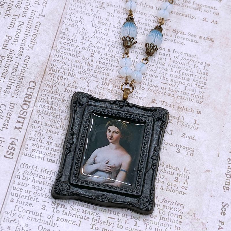 frame necklace (la fornarina)