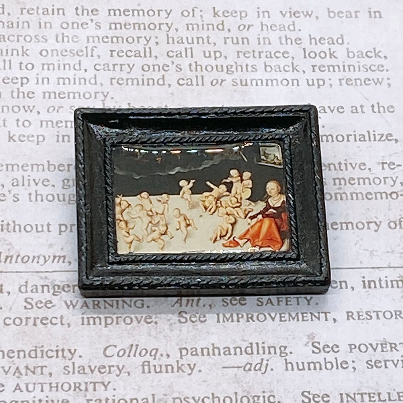 frame brooch (melancholia)