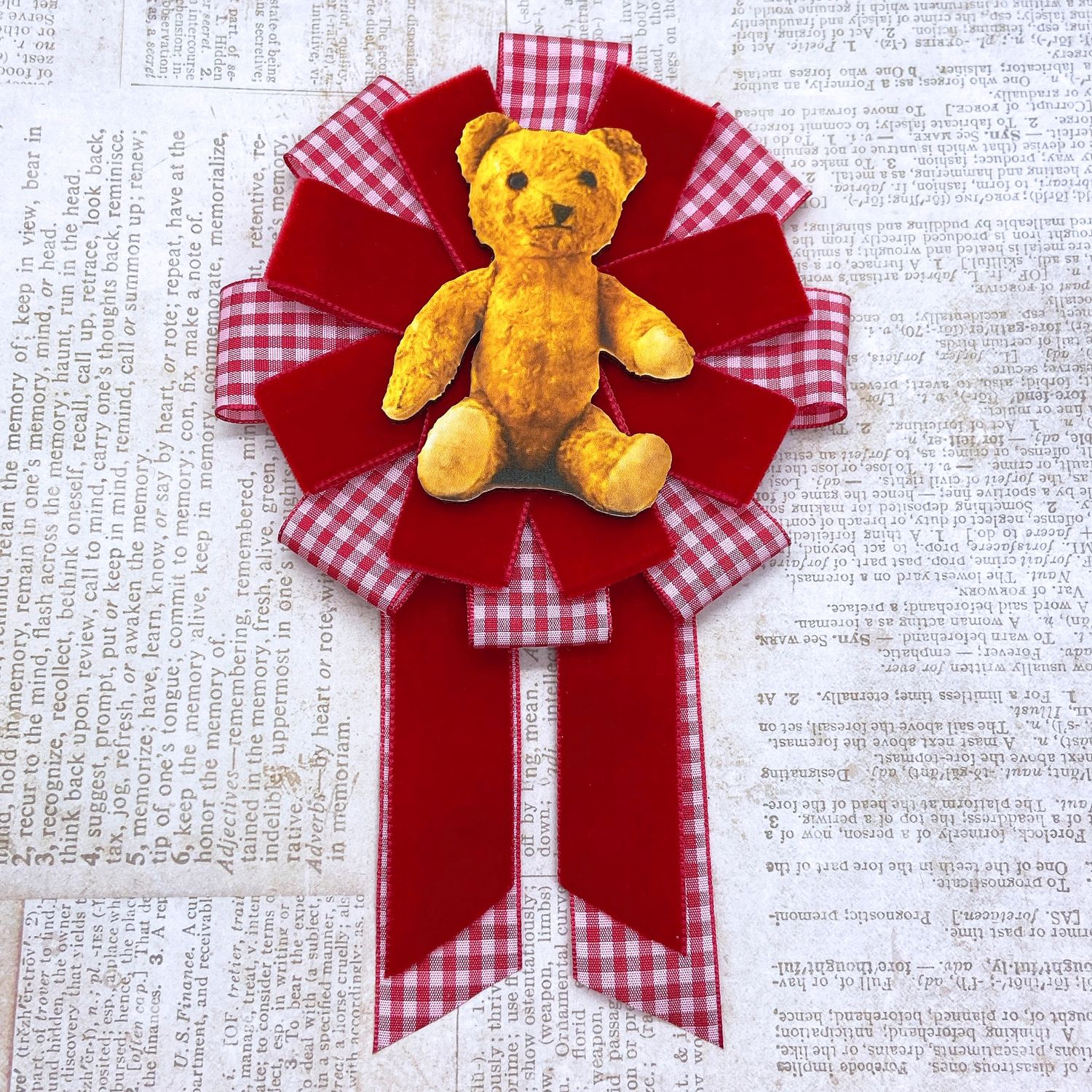 teddy bear rosette