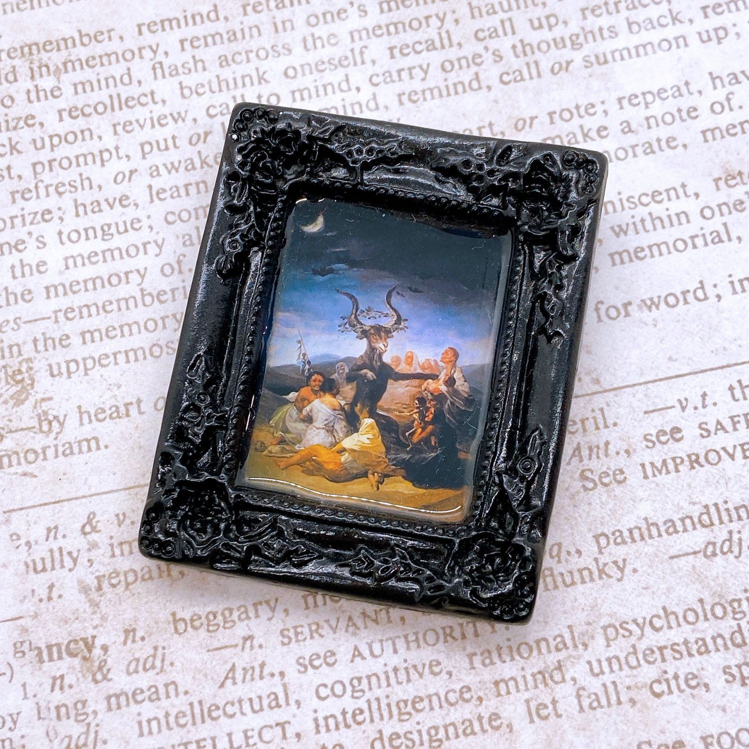 frame brooch (sabbath)