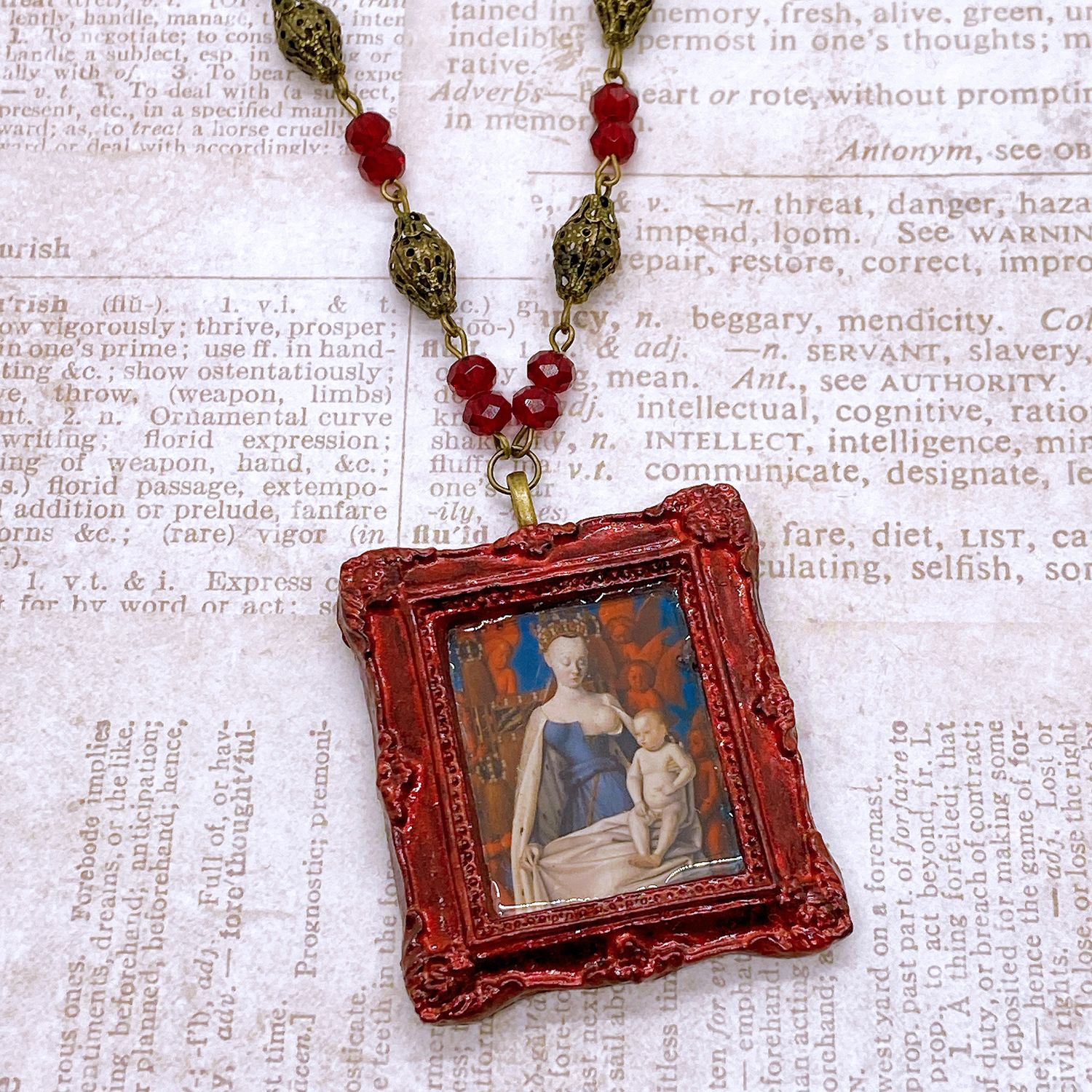 frame necklace (agnès sorel)