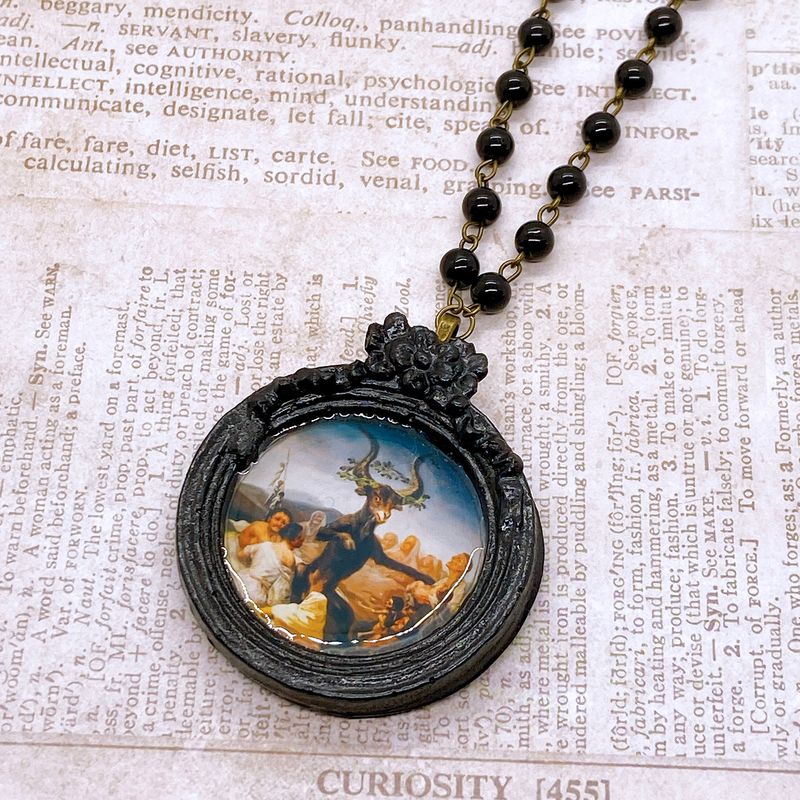 frame necklace (sabbath)
