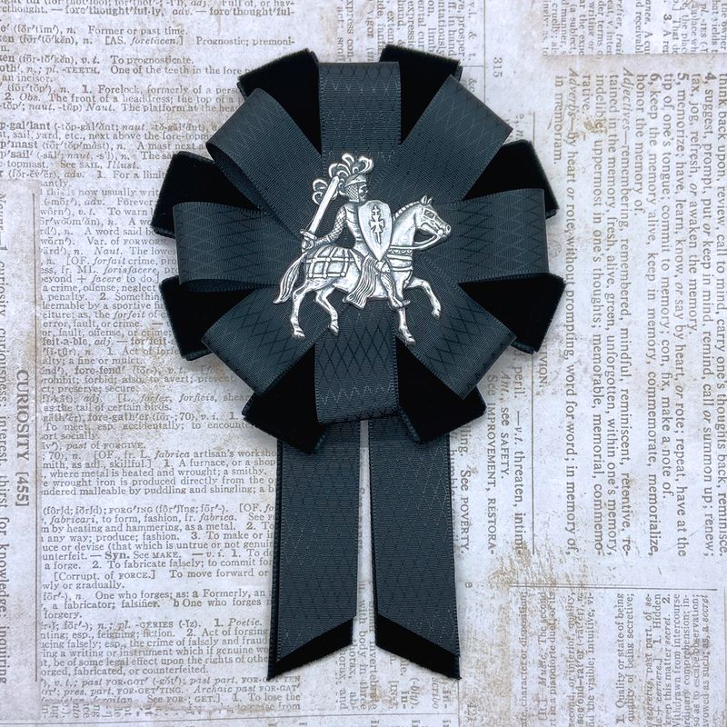 silver knight rosette