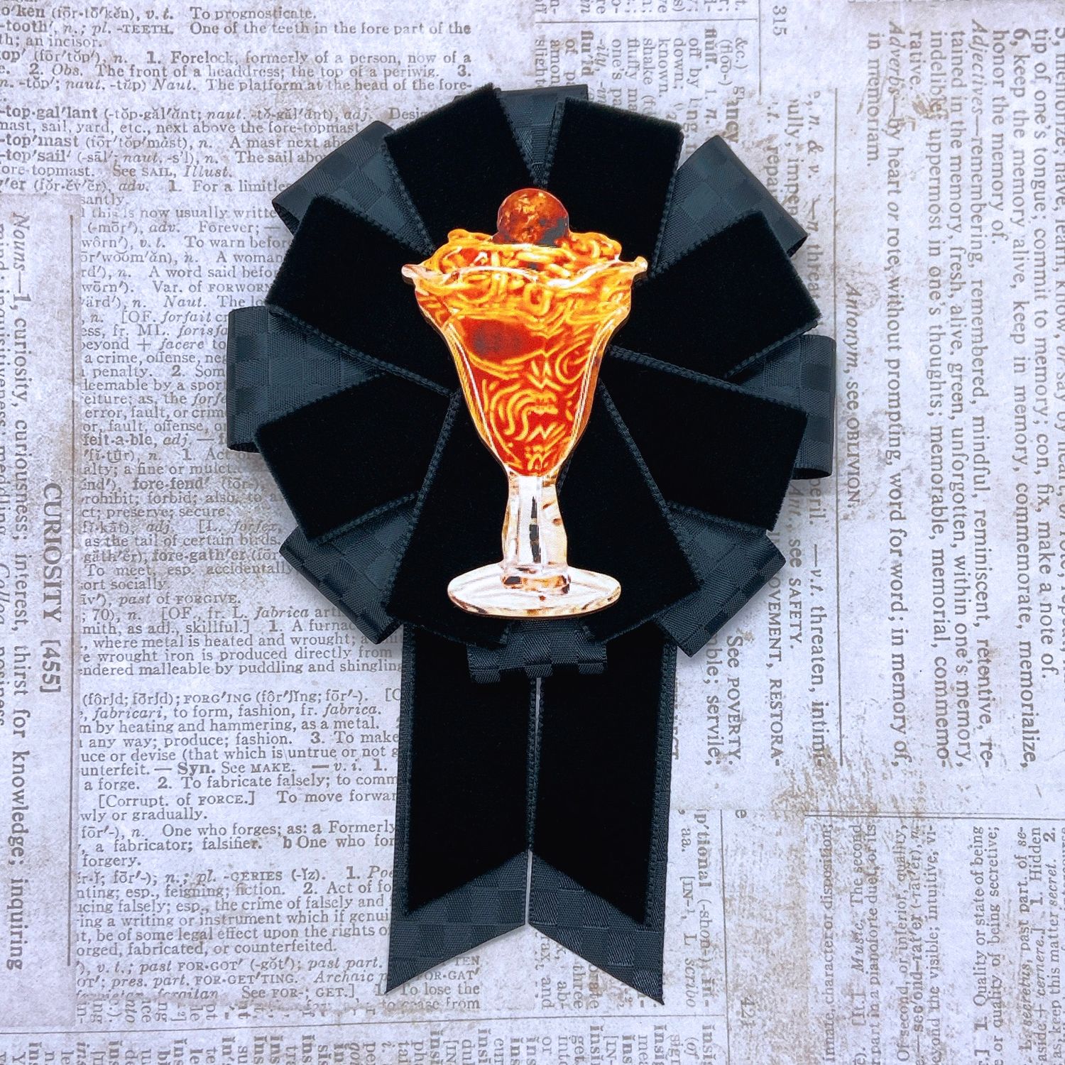 spaghetti sundae rosette