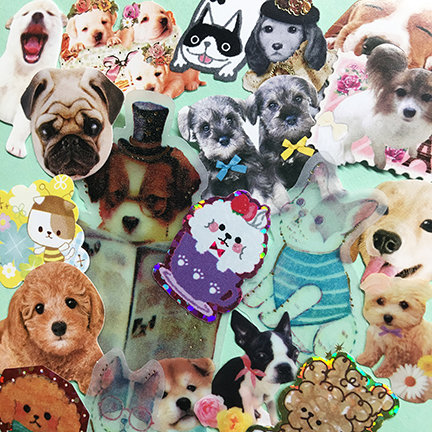 dogs sticker destash pack