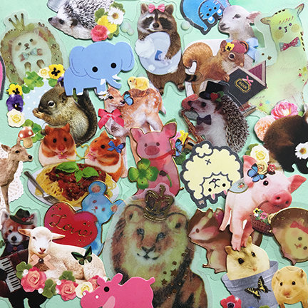 animals sticker destash pack