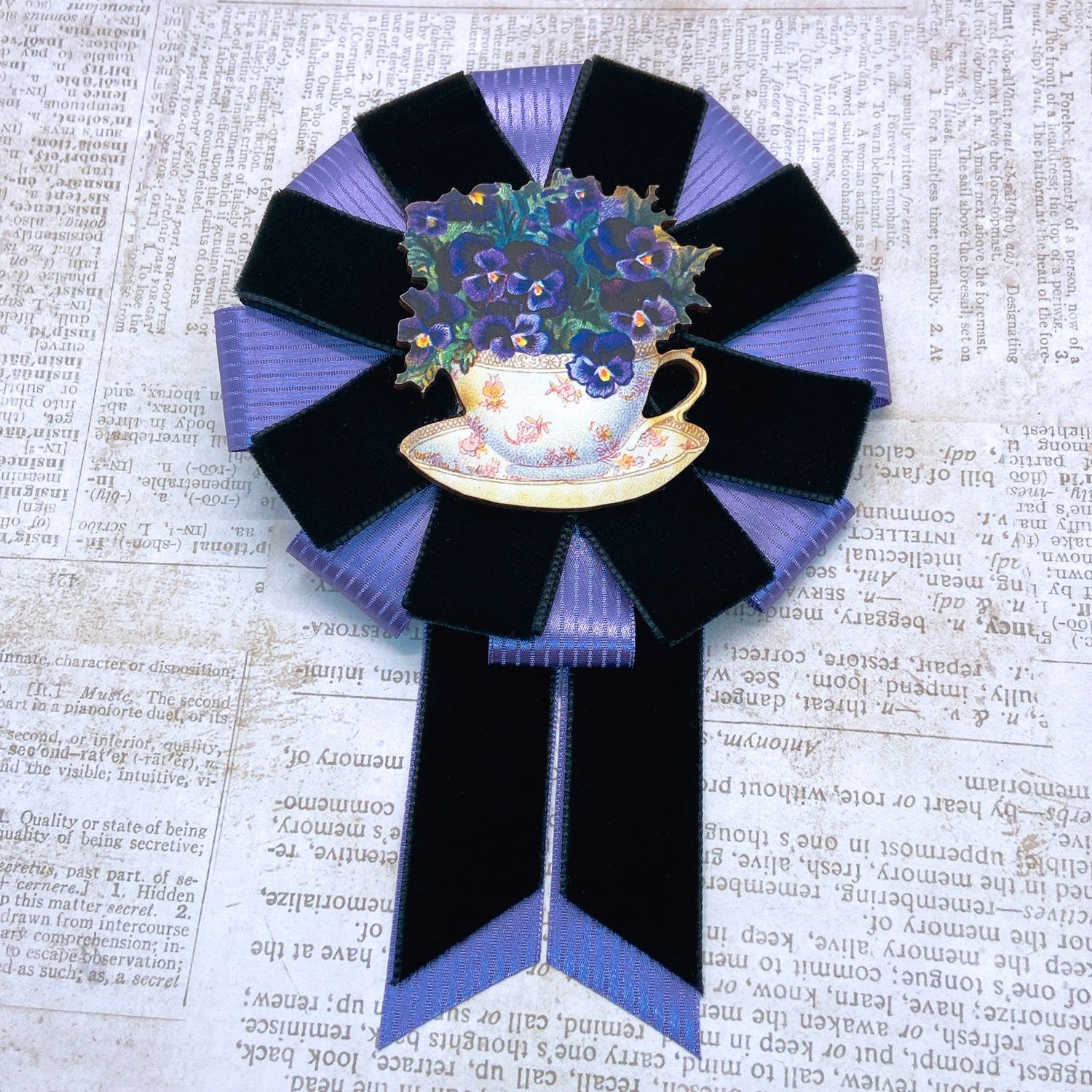 tea bouquet rosette