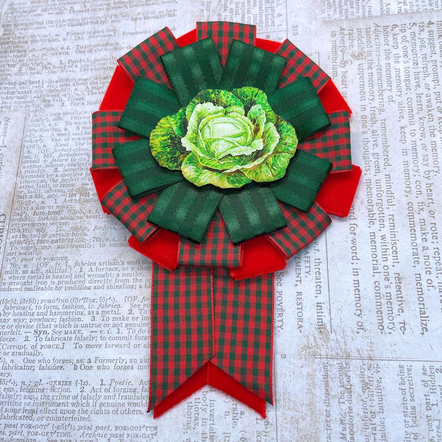 christmas cabbage rosette