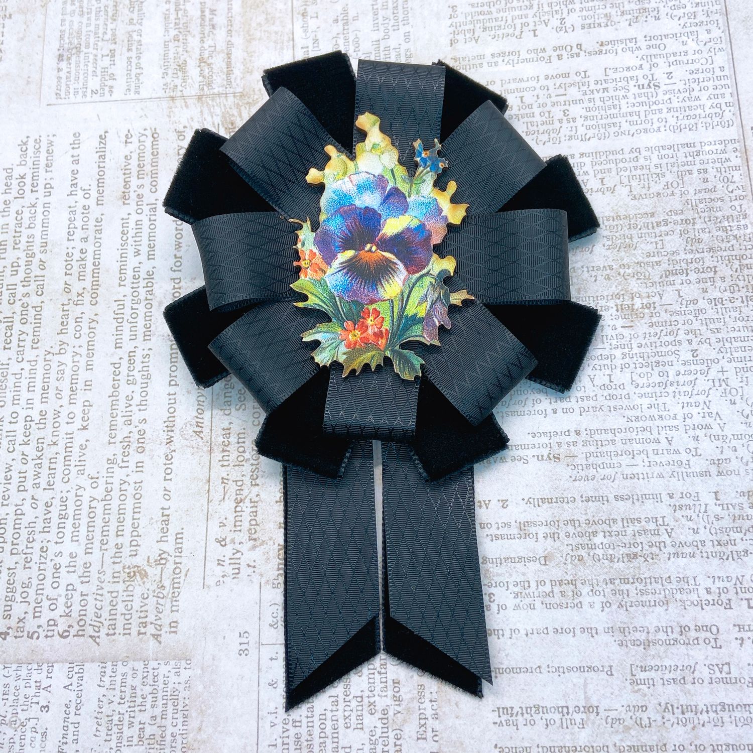 dark bouquet rosette