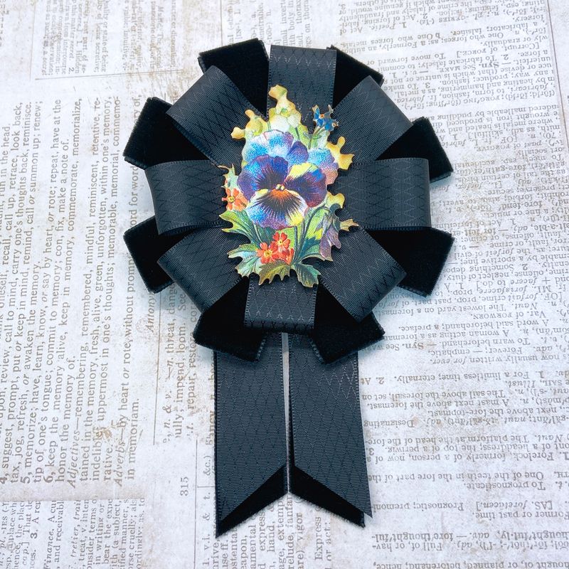 dark bouquet rosette