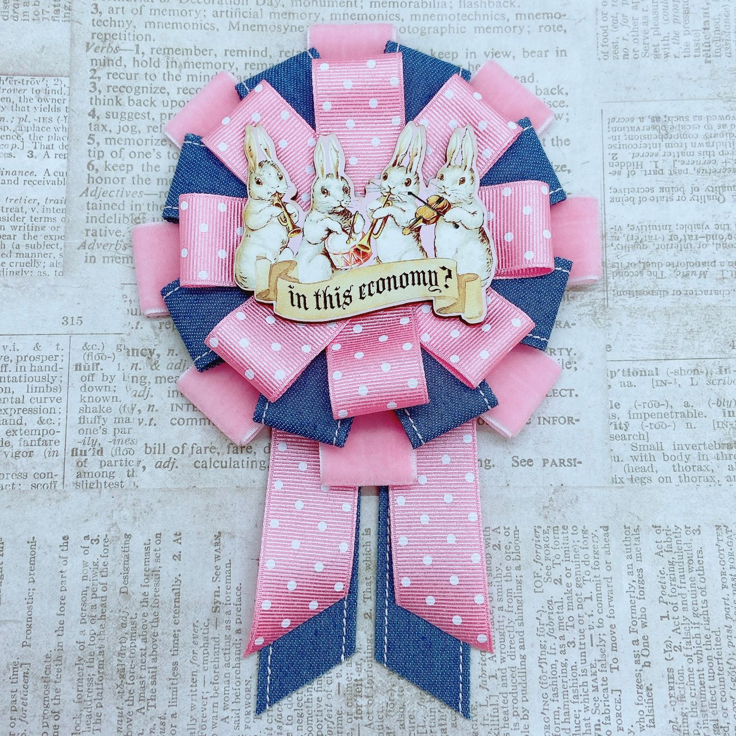 "in this economy" josette (pink dots)