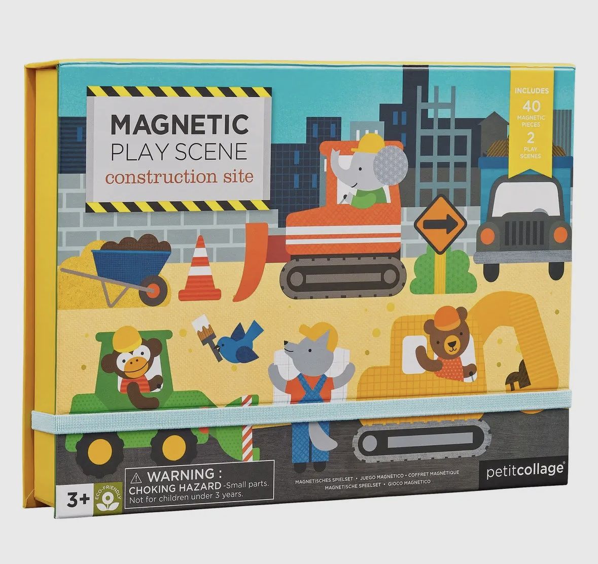 Construction Site Magnetic Play Scene
