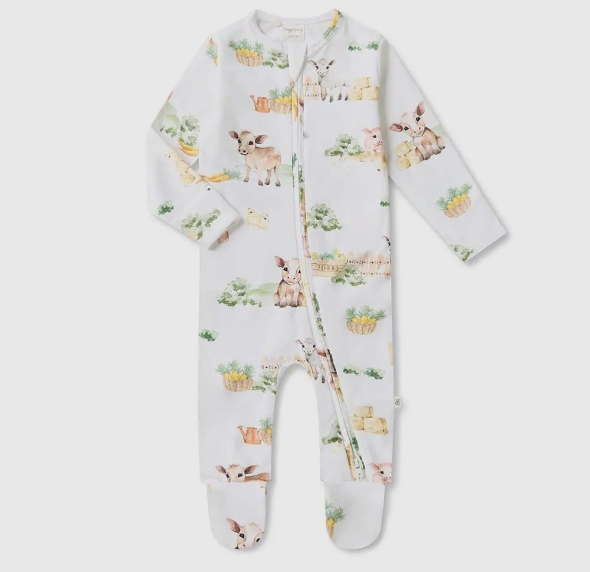 Organic Cotton Convertible Romper / Snuggle Hunny