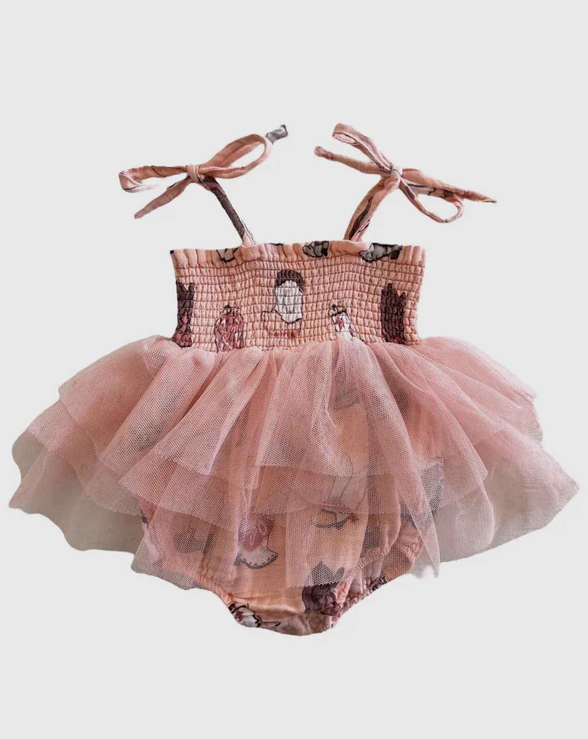 Tutu Bubble Cowgirl Romper