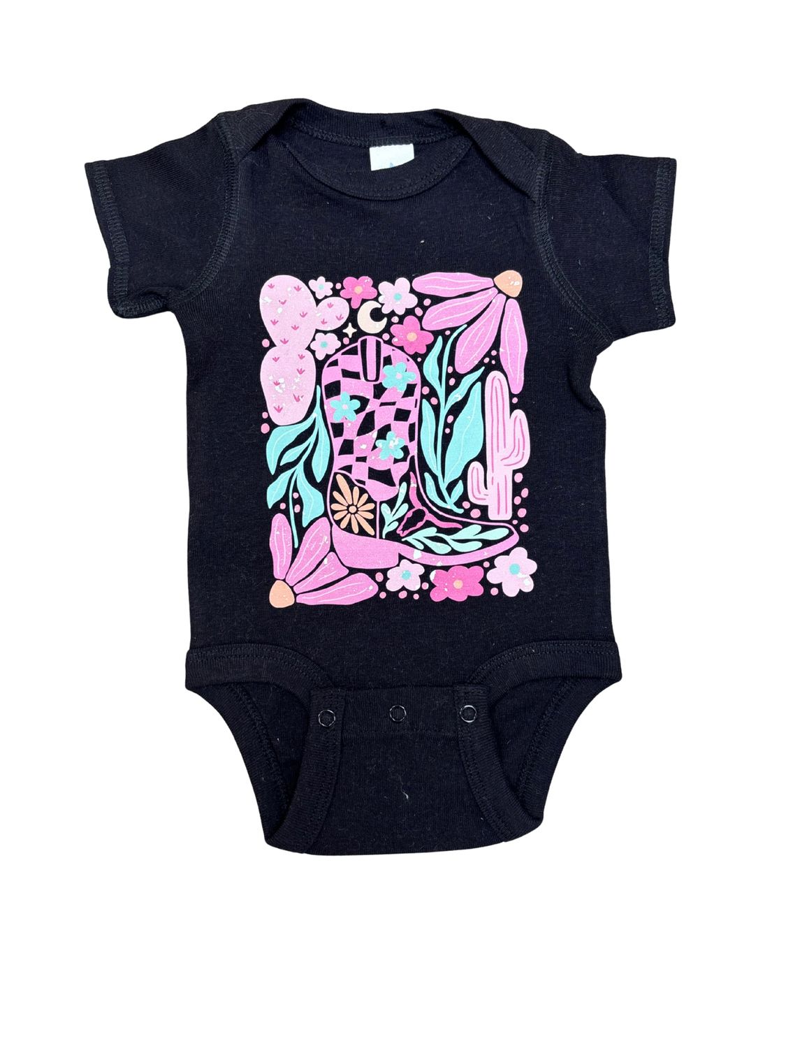 Floral Boots Graphic Tee
