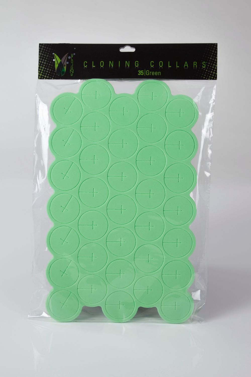 Ez-Clone Cloning Collars Color 35 Pack, Color: Green