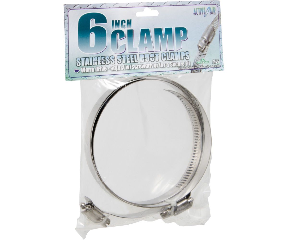 Active Air Duct Clamp 2 Pack, Size: 6"