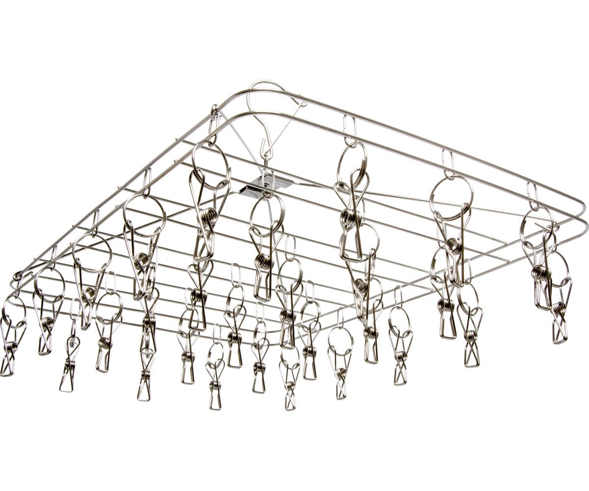 Hanging Dry Rack w/28 Clips