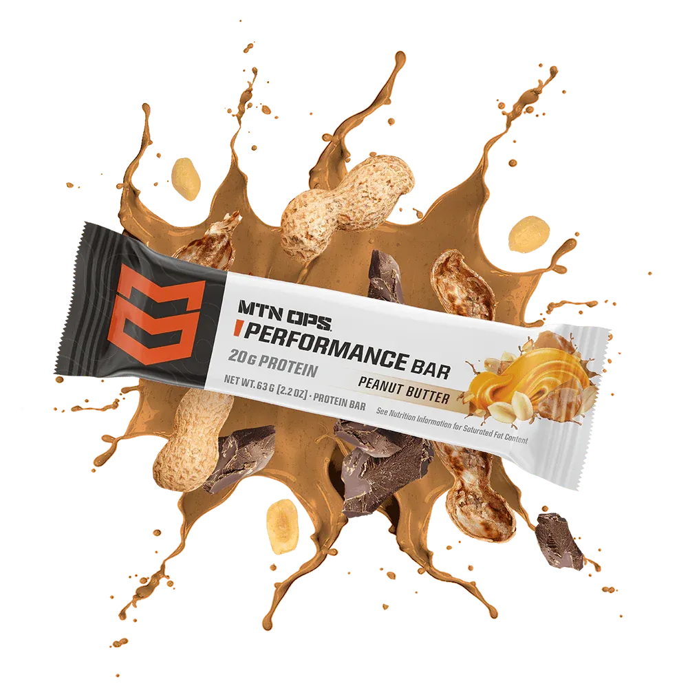 Mtn Ops Protein Performance Bar, Size: Peanut Butter Bliss