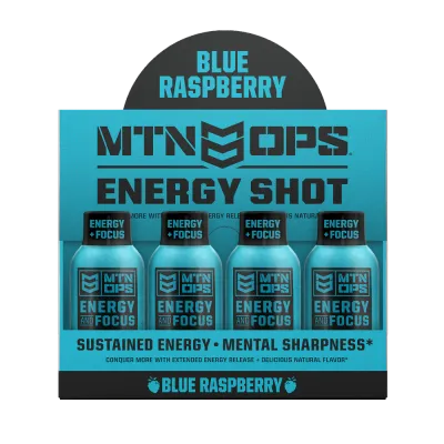 Mtn Ops Energy Shots Blue Raspberry