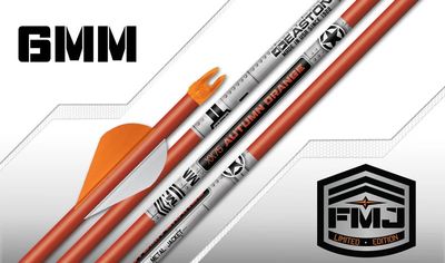 Easton 6mm FMJ Autumn Orange 390 Fletched (6pk)