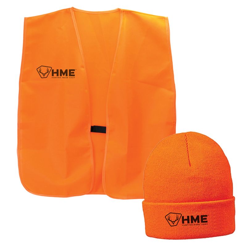 HME Safety Vest &amp; Cuffed Beanie
