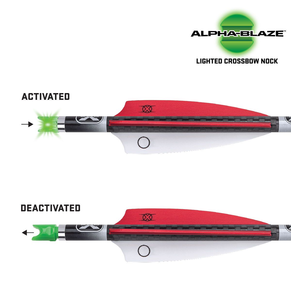 Alpha-Blaze Lighted Nocks (3-Pack)