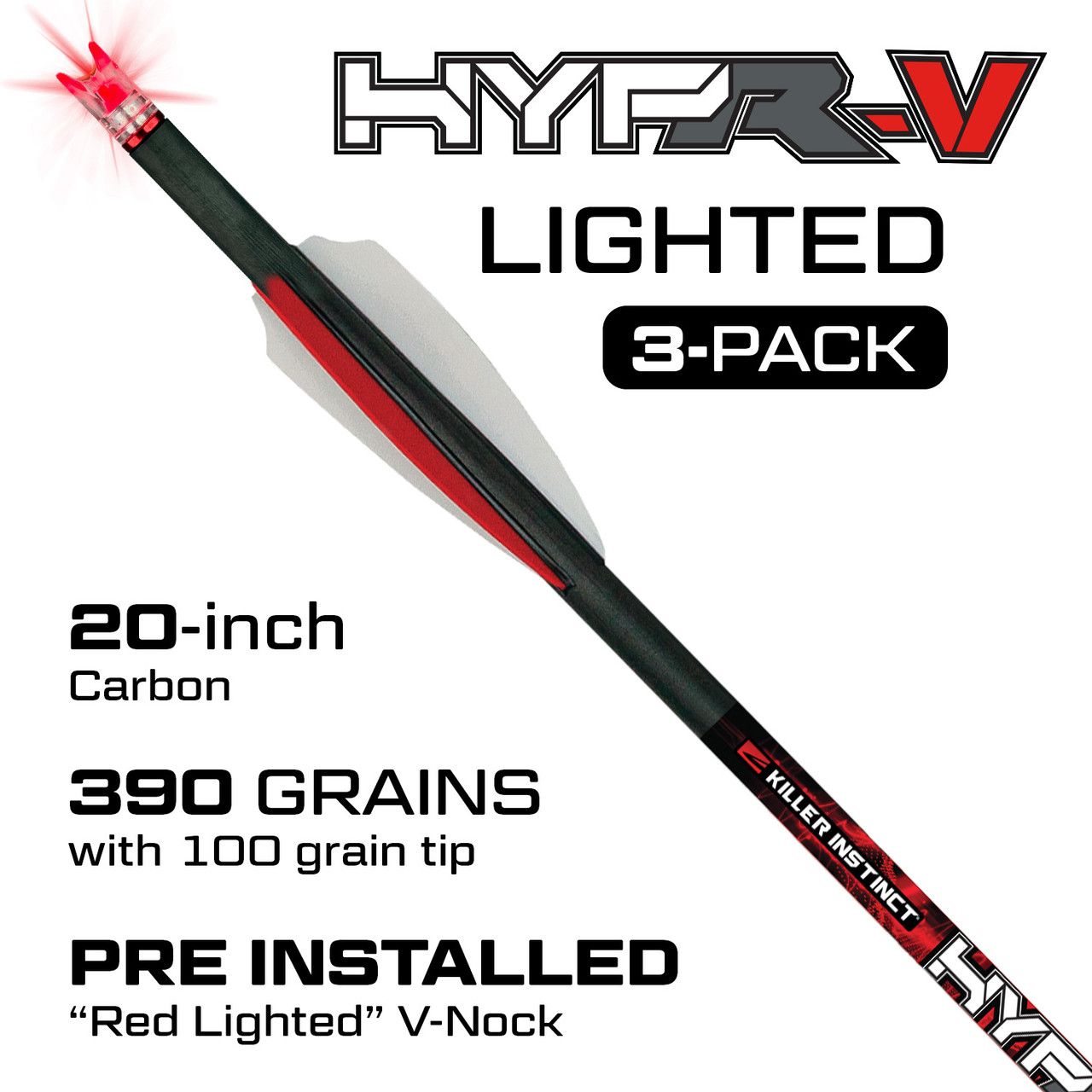 Killer Instinct HYPR-V Lighted V-Trak Nock
