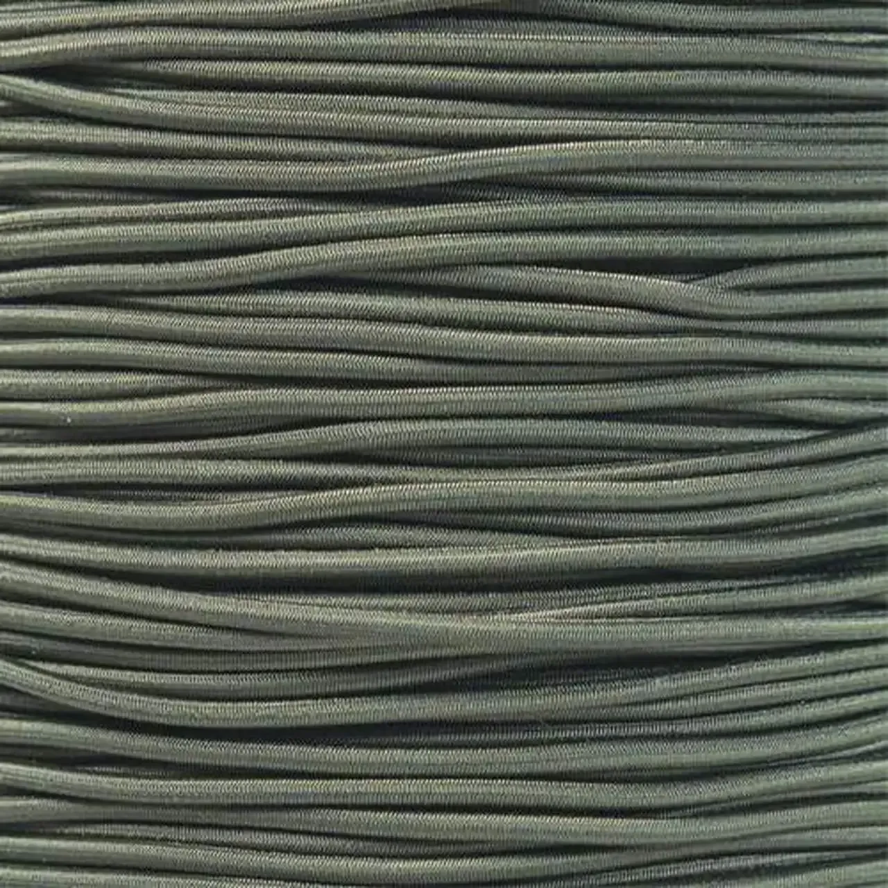 1/8" Elastic Shock Cord - Bungee Cord, Color: Olive Drab