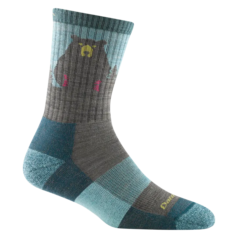Darn Tough Women's Bear Town Micro Crew Lightweight Hiking Socks - 1970
