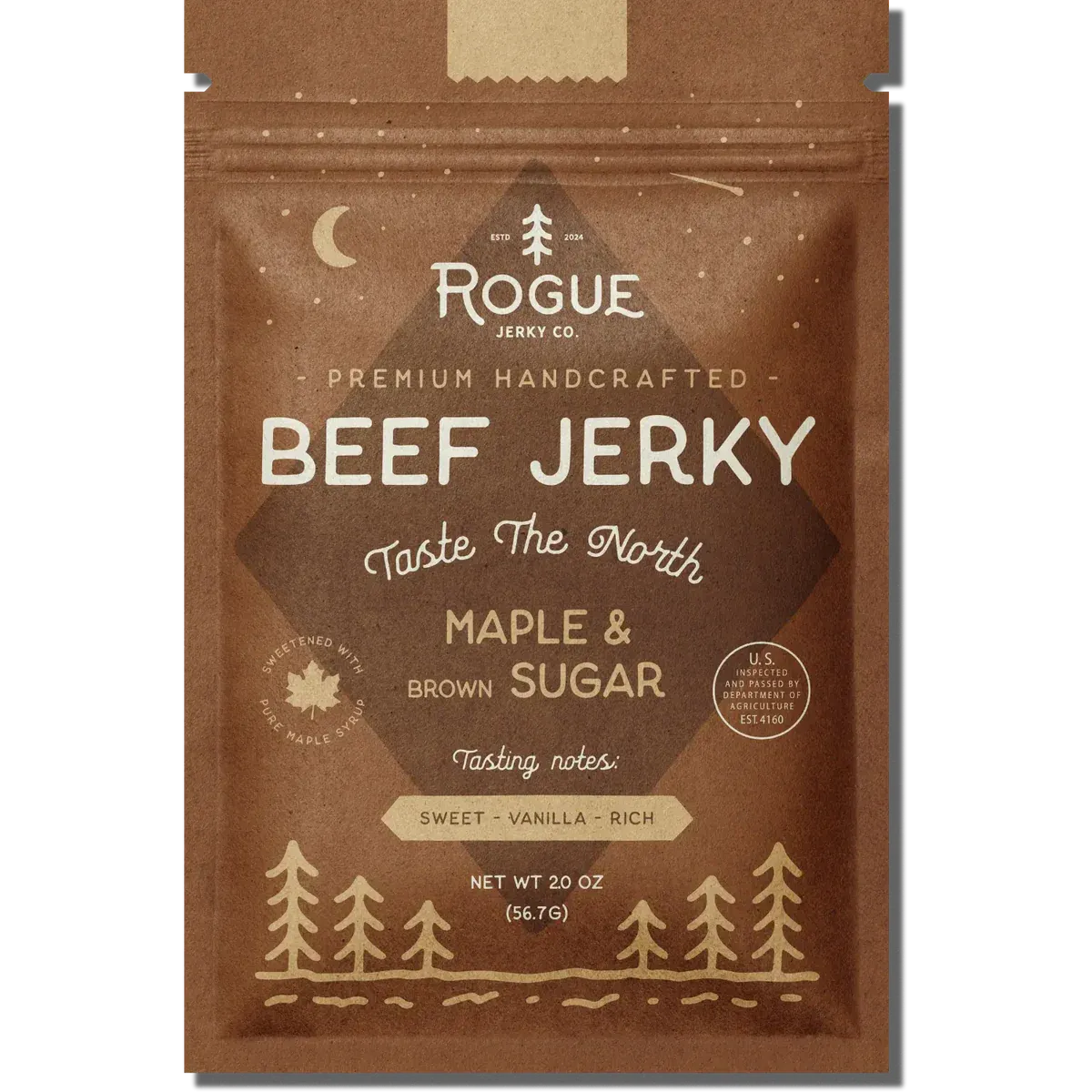 Rogue Beef Jerky, Flavor: Maple &amp; Brown Sugar