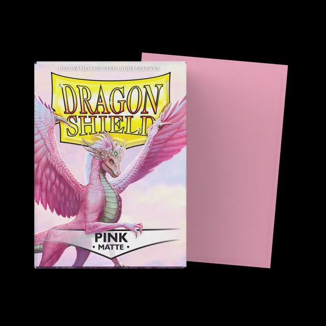 Dragon Shield Sleeves: Matte Pink (Box of 100)