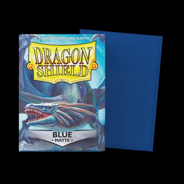 Dragon Shield Sleeves: Matte Blue (Box of 100)