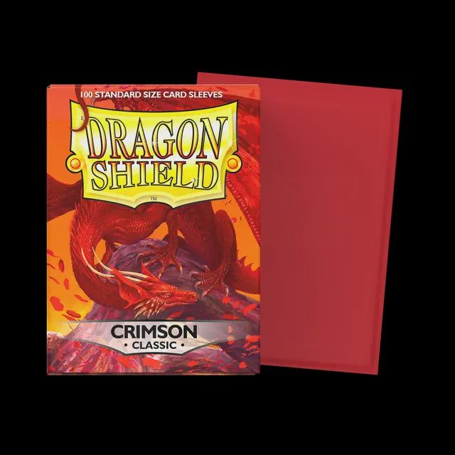 Dragon Shield Sleeves: Classic Crimson (Box of 100)