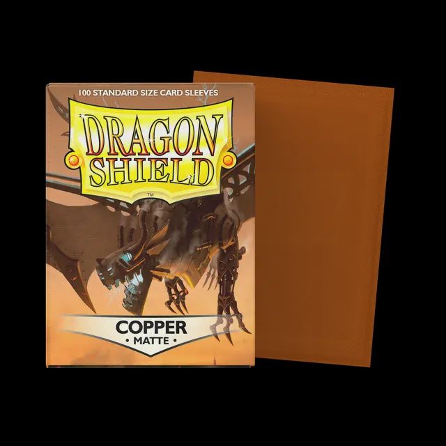 Dragon Shield Sleeves: Matte Copper (Box of 100)