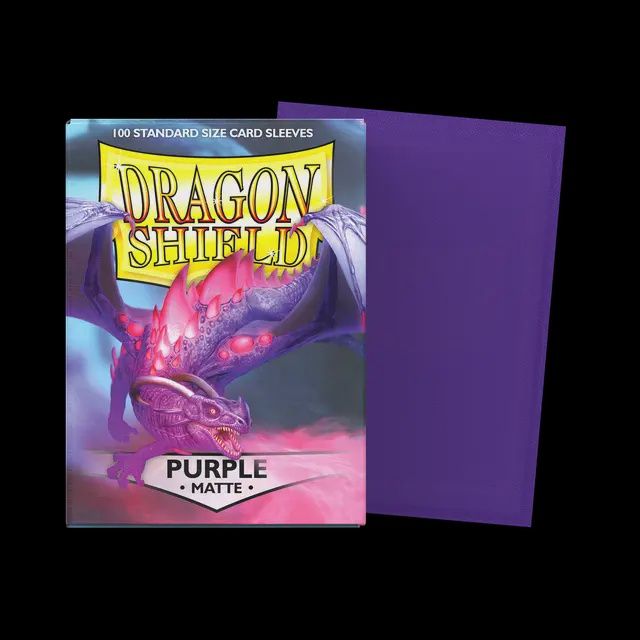 Dragon Shield Sleeves: Matte Purple (Box of 100)