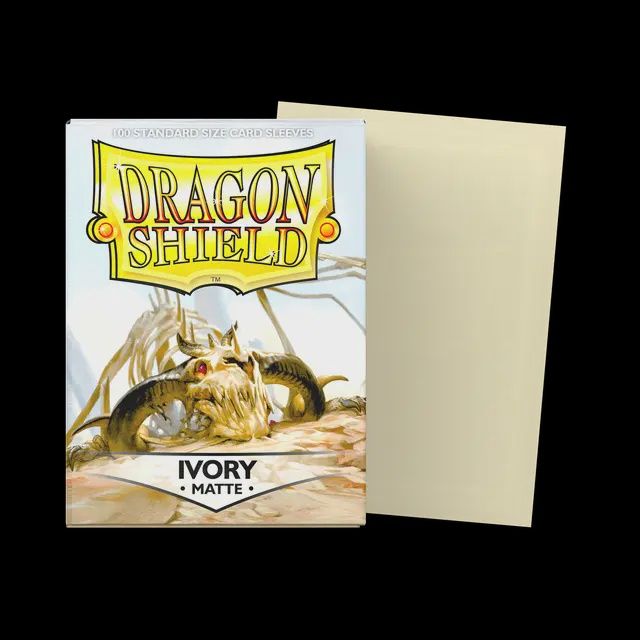 Dragon Shield Sleeves: Matte Ivory (Box of 100)