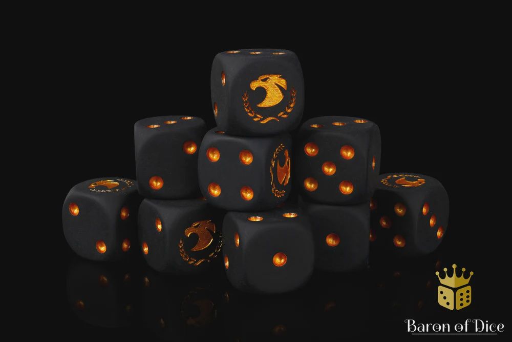 Golden Eagle Dice  (25 Dice)