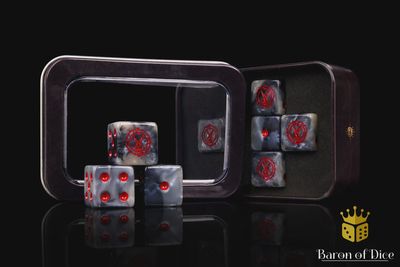 Court of the Seven-Headed Serpent Dice Set