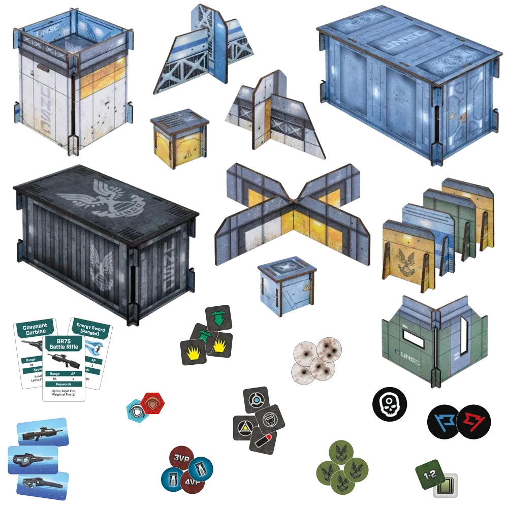 Halo: Flashpoint UNSC Base Terrain Set