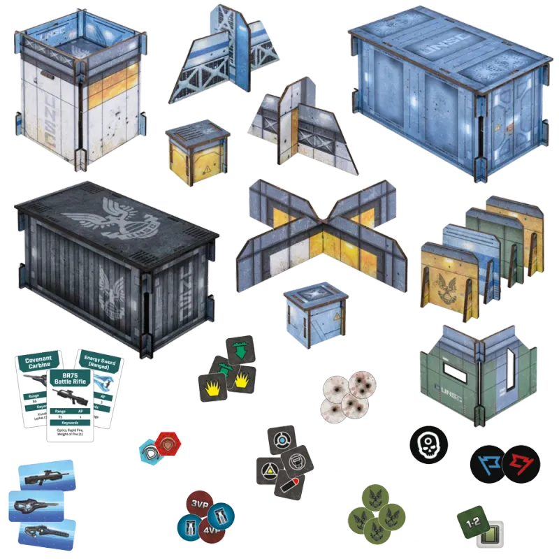Halo: Flashpoint UNSC Base Terrain Set
