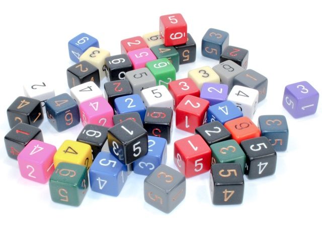 Chessex: Assorted Opaque Dice