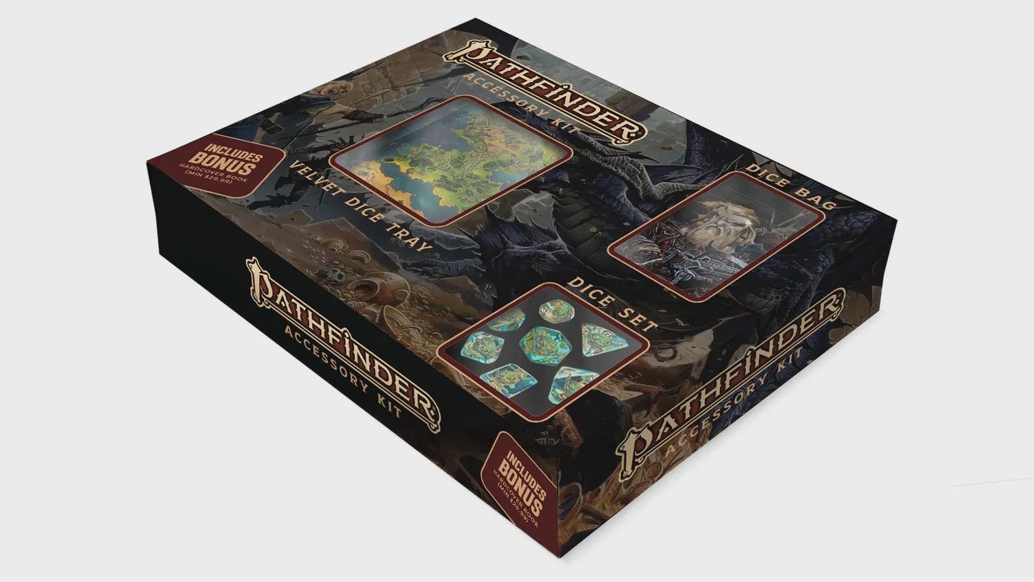 Pathfinder: Bundle Dice Set/Dice Bag/Dice Tray