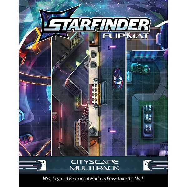 Starfinder: Flip-Mat- Cityscape Multi-Pack