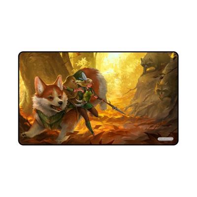 Playmat: Corgi and Elf